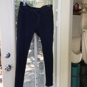 HUE Women's Dark Blue Skinny Jeans